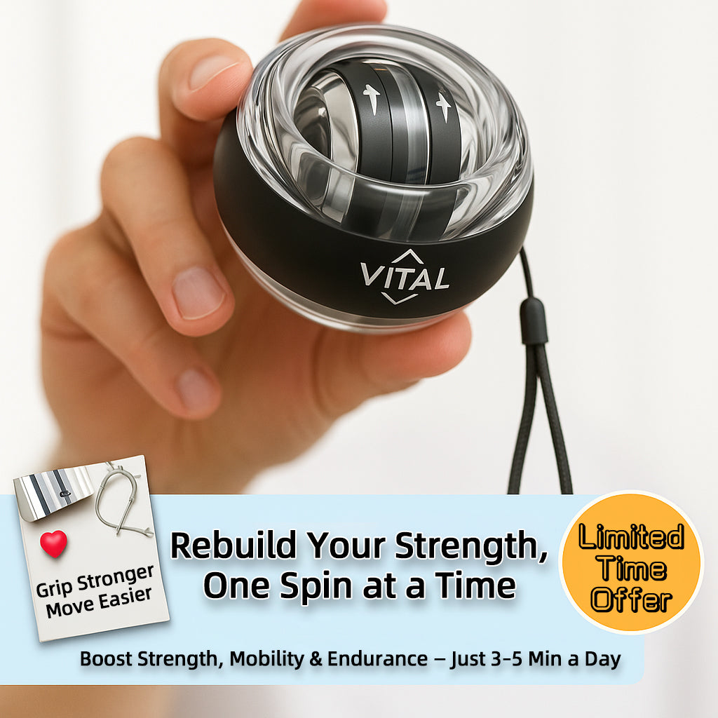 VITAL™ Wrist GyroBall Hand Exerciser — Senior Grip & Rehab Trainer