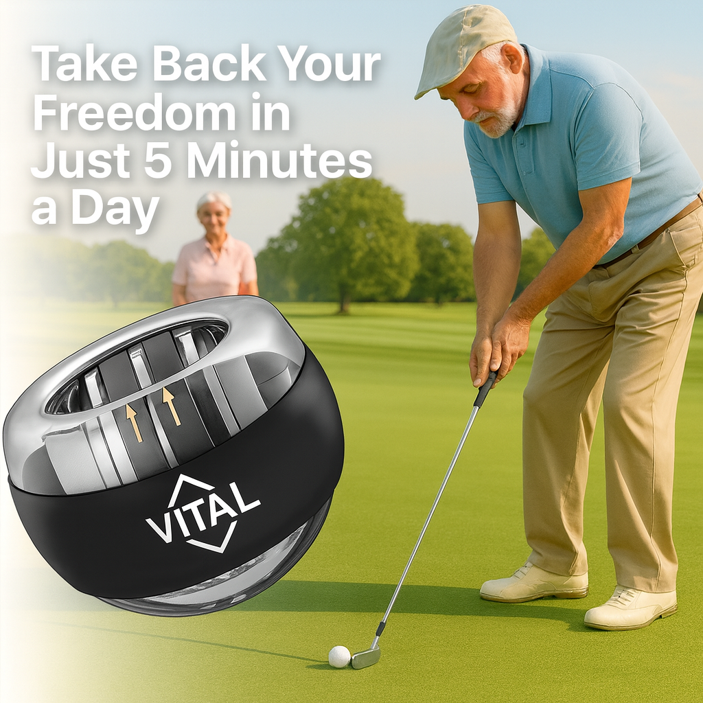 VITAL™ Wrist GyroBall Hand Exerciser — Senior Grip & Rehab Trainer