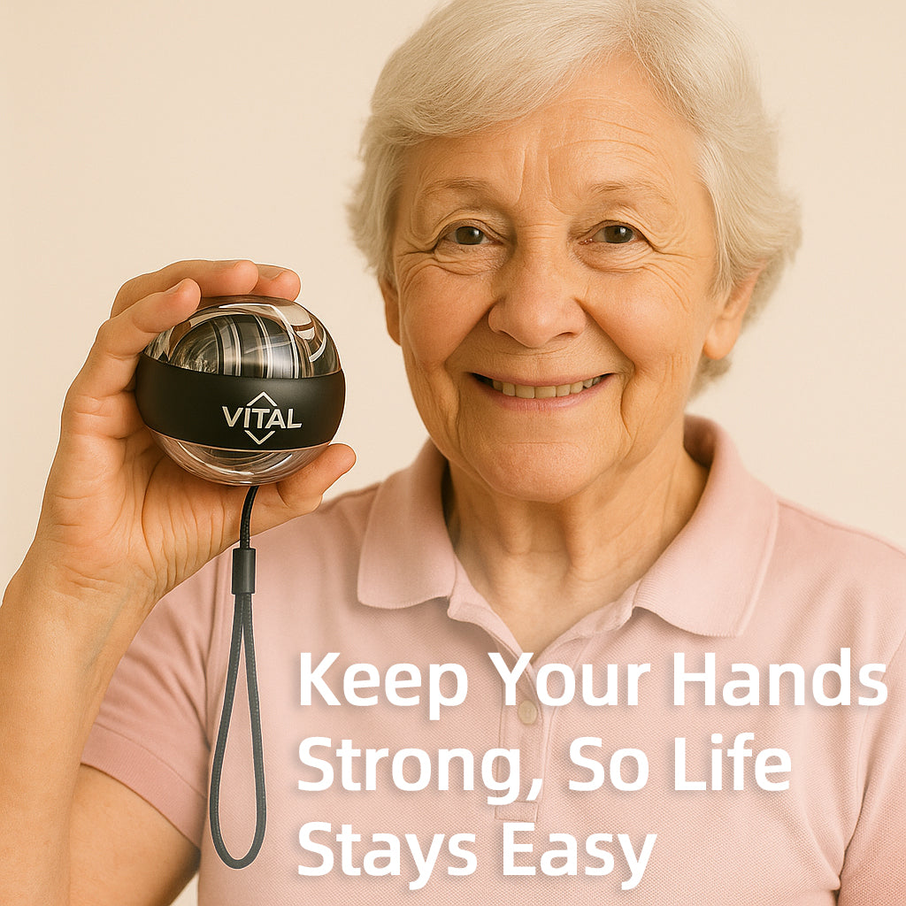 VITAL™ Wrist GyroBall Hand Exerciser — Senior Grip & Rehab Trainer