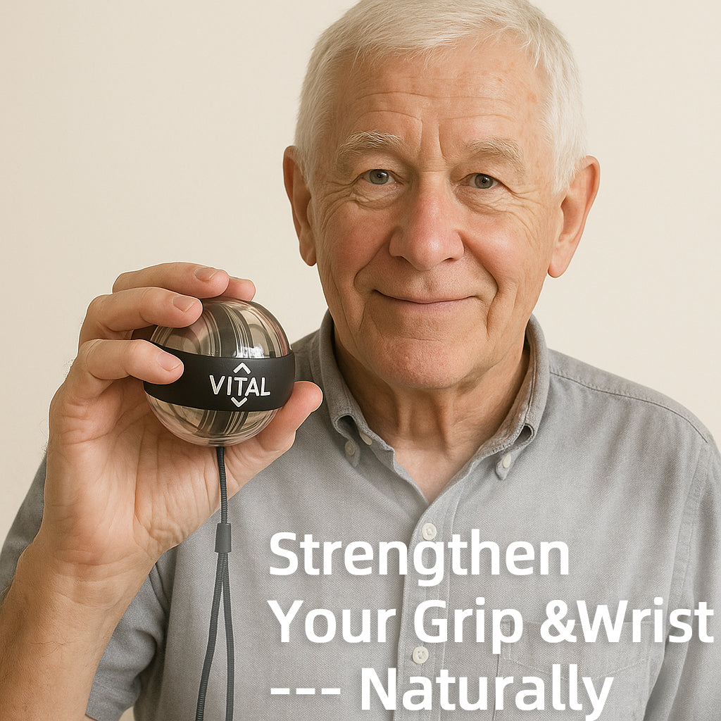 VITAL™ Wrist GyroBall Hand Exerciser — Senior Grip & Rehab Trainer