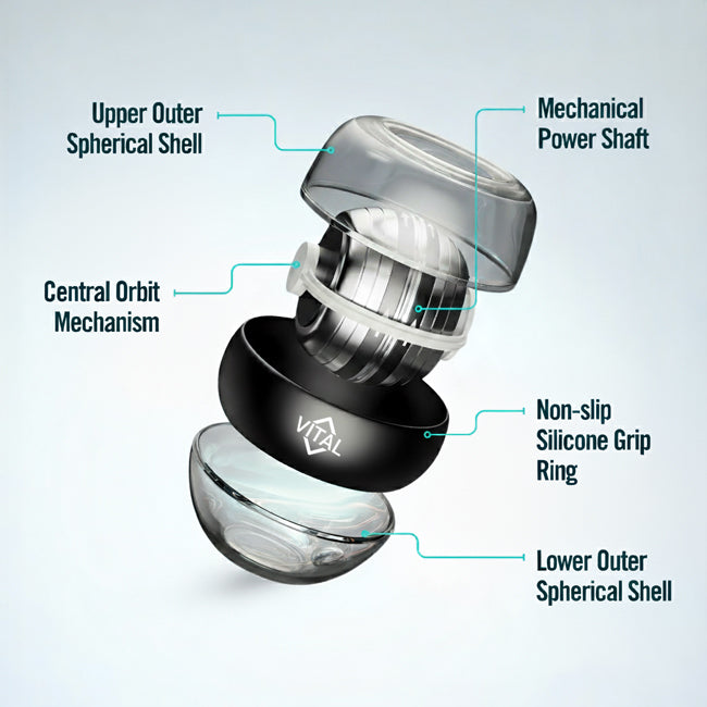 VITAL™ Wrist GyroBall Hand Exerciser — Senior Grip & Rehab Trainer