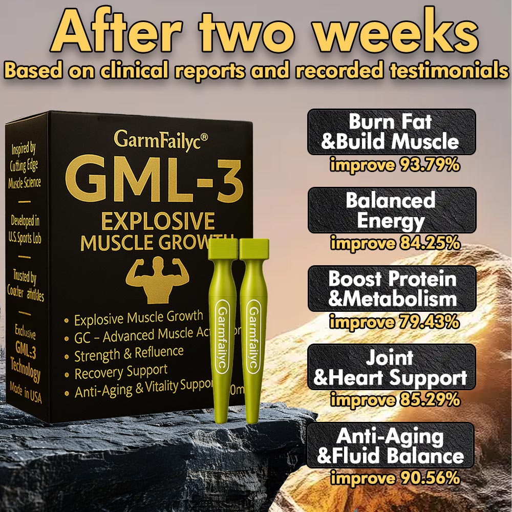 Official Store|GarmFailyc® GML-3 Six-in-One Muscle Growth Oral Solution|Muscle Synthesis & Fat-Burning Support
