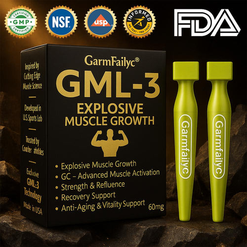 Official Store|GarmFailyc® GML-3 Six-in-One Muscle Growth Oral Solution|Muscle Synthesis & Fat-Burning Support