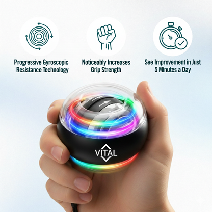 VITAL™ Wrist GyroBall Hand Exerciser — Senior Grip & Rehab Trainer